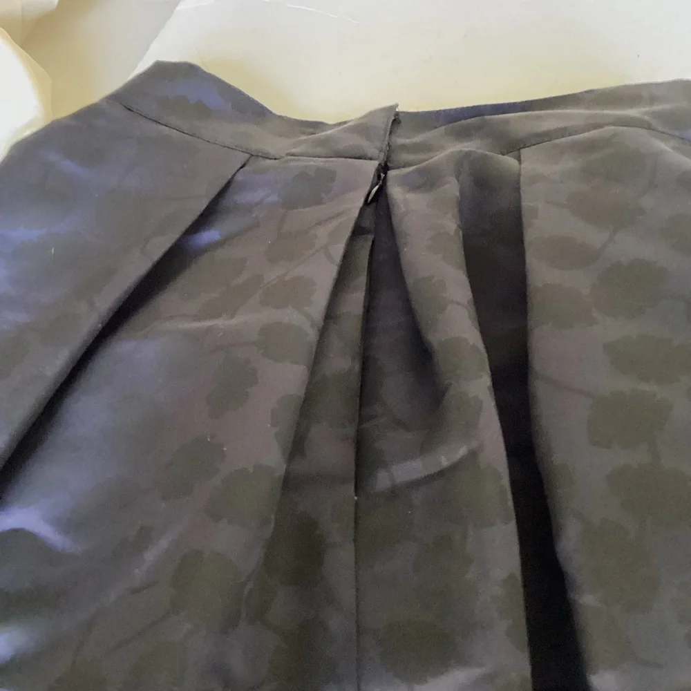 Oscar de la Renta Skirt Size 12 Navy Blue Jacquard A-Line Classic Elegant NWT